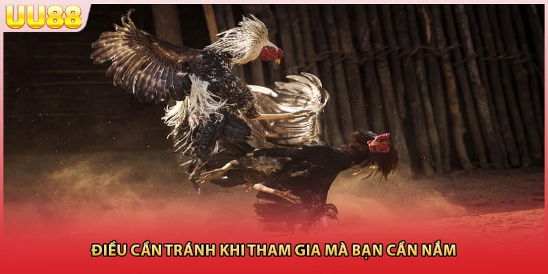 Điều cần tránh khi tham gia mà bạn cần nắm